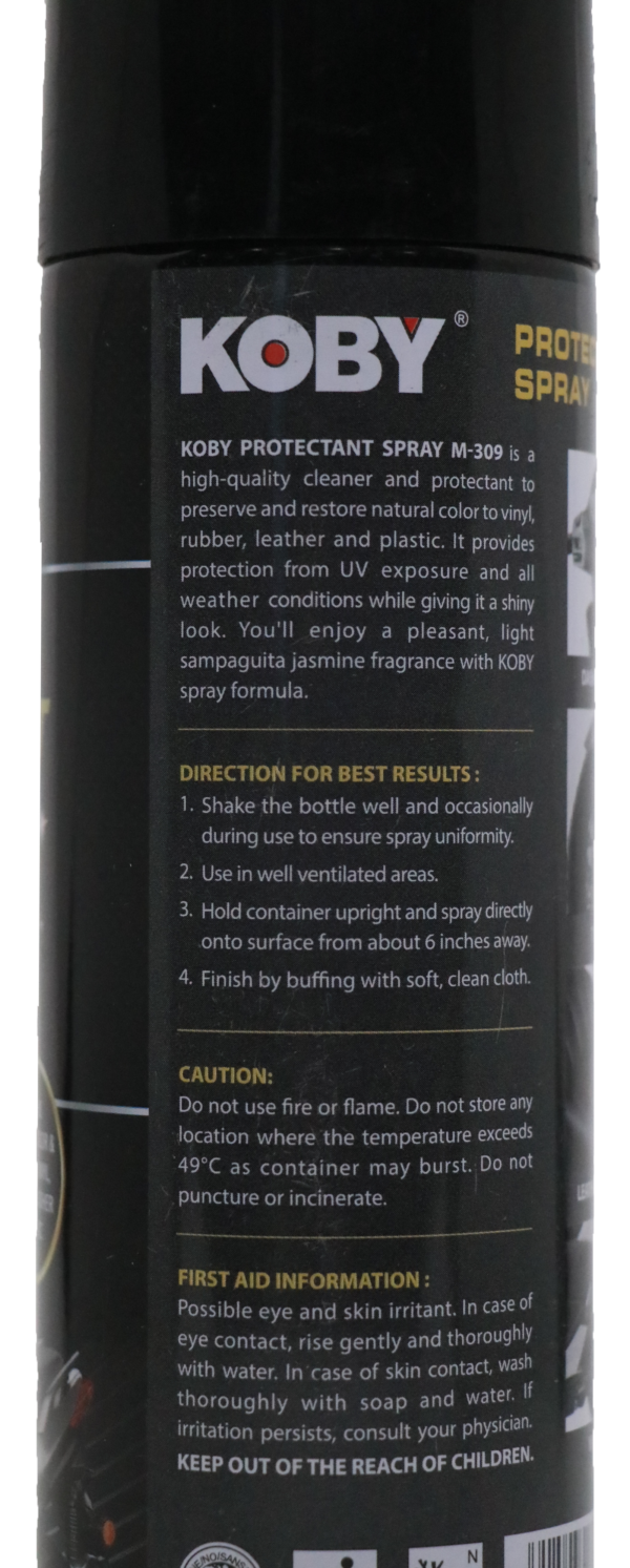 KOBY PROTECTANT SPRAY JASMINE 250ML