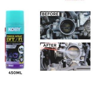 Koby Power Spray Cvt/fi Throttle Body Cleaner In 450ml/600ml