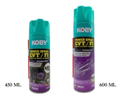 Koby Power Spray Cvt/fi Throttle Body Cleaner In 450ml/600ml