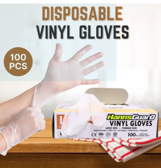 HANNSGUARD VINYL GLOVES
