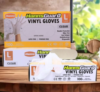 HANNSGUARD VINYL GLOVES