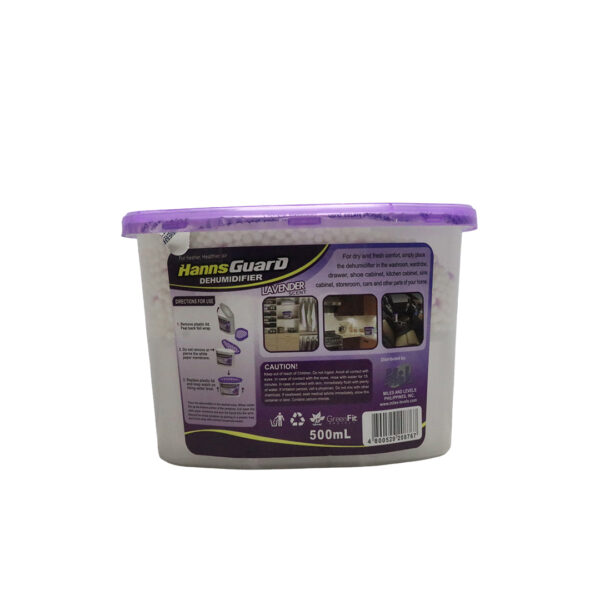 HANNSGUARD DEHUMIDIFIER LAVENDER 500ML WEB5 HANNSGUARD DEHUMIDIFIER LAVENDER 500ML