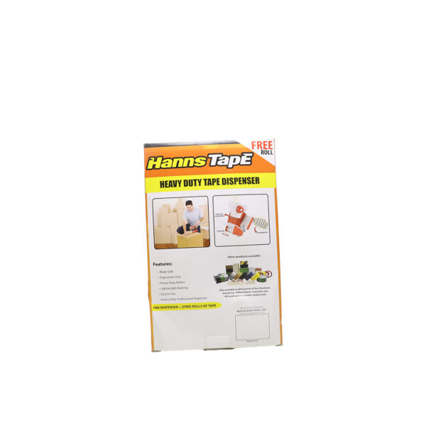 HANNSTAPE HEAVY DUTY TAPE W DISPENSER WEB4 HANNSTAPE HEAVY DUTY TAPE W DISPENSER