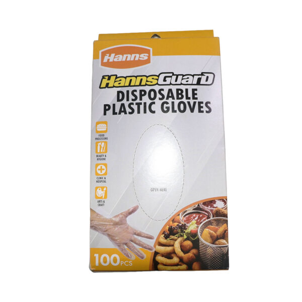 HANNSGUARD HDPE GLOVES 2 HANNSGUARD HDPE DISPOSABLE GLOVES
